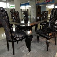 3224/TR Стол, черный с серебром СКИДКА 50% в Ишиме - ishim.mebel24.online | фото 2