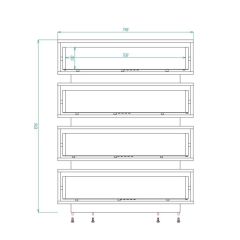 Александрия Комод (ЛДСП дуб сонома/белый бриллиант) в Ишиме - ishim.mebel24.online | фото 2