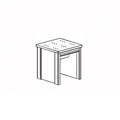 Банкетка №807 Парма кремовый белый в Ишиме - ishim.mebel24.online | фото 2