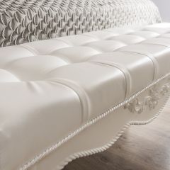 Банкетка Мишель (белый матовый) в Ишиме - ishim.mebel24.online | фото 3
