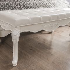 Банкетка Мишель (белый матовый) в Ишиме - ishim.mebel24.online | фото 4