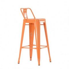 Барный стул Barneo N-242 Tolix Style 2003 Оранжевый в Ишиме - ishim.mebel24.online | фото 1