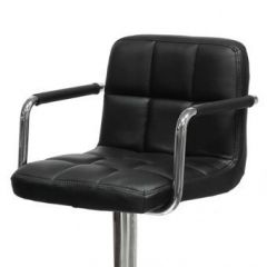 Барный стул Barneo N-69 Kruger Arm Черный в Ишиме - ishim.mebel24.online | фото 2