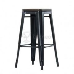 Барный табурет Barneo N-237 Tolix style Wood (цвет RAL) в Ишиме - ishim.mebel24.online | фото