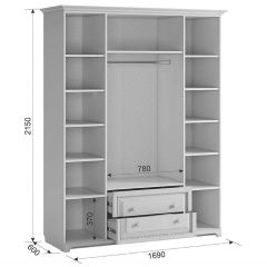 БЕЛЛА Шкаф 4-х створчатый в Ишиме - ishim.mebel24.online | фото 5