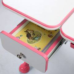 Парта-трансофрмер Amare Pink с выдвижным ящиком в Ишиме - ishim.mebel24.online | фото 5