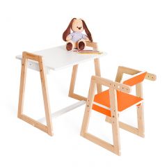 Детская растущая парта и стул Я САМ "Краски" (Оранжевый) в Ишиме - ishim.mebel24.online | фото 3