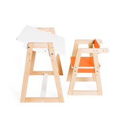 Детская растущая парта и стул Я САМ "Краски" (Оранжевый) в Ишиме - ishim.mebel24.online | фото 4