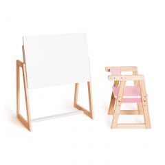 Детская растущая парта и стул Я САМ "Краски" (Розовый) в Ишиме - ishim.mebel24.online | фото 4
