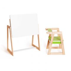 Детская растущая парта и стул Я САМ "Краски" (Зеленый) в Ишиме - ishim.mebel24.online | фото 3
