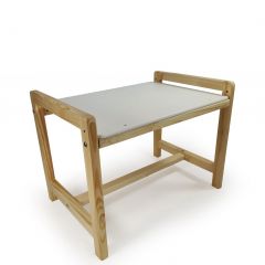 Детский растущий комплект стол и стул  Я САМ "Лофт" (Белый, Сосна) в Ишиме - ishim.mebel24.online | фото 3
