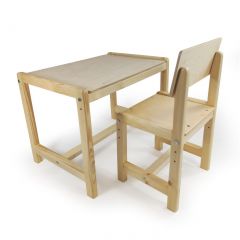 Детский растущий комплект стол и стул Я САМ "Лофт" (Береза, Сосна) в Ишиме - ishim.mebel24.online | фото 1