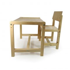 Детский растущий комплект стол и стул Я САМ "Лофт" (Береза, Сосна) в Ишиме - ishim.mebel24.online | фото 2