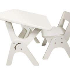 Детский растущий стол-парта и стул Я САМ "Умка" (Белый) в Ишиме - ishim.mebel24.online | фото 2