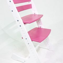 Детский растущий стул Конёк Горбунёк Комфорт (Бело-розовый) в Ишиме - ishim.mebel24.online | фото 3