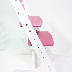 Детский растущий стул Конёк Горбунёк Комфорт (Бело-розовый) в Ишиме - ishim.mebel24.online | фото 4