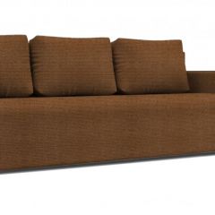 Диван Алиса 4 Shaggy BROWN - Teos Dark Brown в Ишиме - ishim.mebel24.online | фото