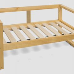 Диван двухместный DEmoku Д-2 (Беж/Белый) в Ишиме - ishim.mebel24.online | фото 3