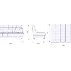 Диван Идальго Vital Apple с подушками в Ишиме - ishim.mebel24.online | фото 2