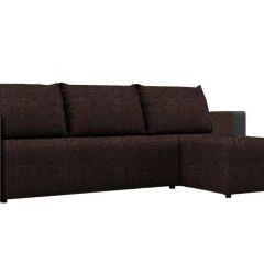 Диван угловой Алиса 3 Savana Chocolate - Teos Dark Brown в Ишиме - ishim.mebel24.online | фото