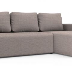 Диван угловой Алиса 3 Shaggy BESSEE - TEOS BLACK в Ишиме - ishim.mebel24.online | фото