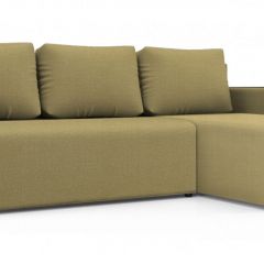 Диван угловой Алиса 3 Vital BANANA - Teos Dark Brown в Ишиме - ishim.mebel24.online | фото