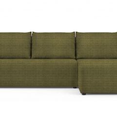 Диван угловой Алиса Shaggy GREEN без подлокотников в Ишиме - ishim.mebel24.online | фото