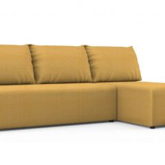 Диван угловой Алиса Shaggy MUSTARD без подлокотников в Ишиме - ishim.mebel24.online | фото 2