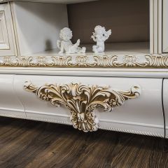 Гостиная Алсу 1+ТВ+1 (белый глянец) в Ишиме - ishim.mebel24.online | фото 3