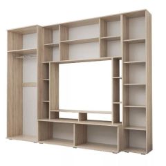 Гостиная Белла (Дуб Сонома/Белый глянец) в Ишиме - ishim.mebel24.online | фото 2