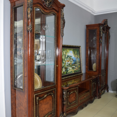 Гостиная Джоконда 1+ТВ+1 (корень дуба глянец) в Ишиме - ishim.mebel24.online | фото 4