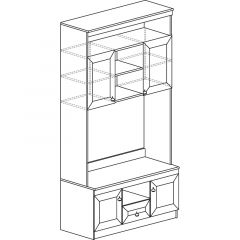Гостиная Инна 1 Денвер светлый в Ишиме - ishim.mebel24.online | фото 10