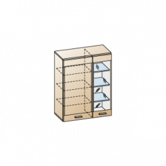 Гостиная Камелия Композиция 1 (Гикори Джексон светлый) в Ишиме - ishim.mebel24.online | фото 9