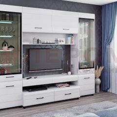 Гостиная Камелия Композиция 11 (Снежный ясень) в Ишиме - ishim.mebel24.online | фото