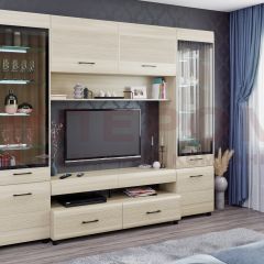Гостиная Камелия Композиция 11 (Ясень Асахи) в Ишиме - ishim.mebel24.online | фото