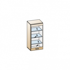 Гостиная Камелия Композиция 8 (Гикори Джексон темный) в Ишиме - ishim.mebel24.online | фото 2