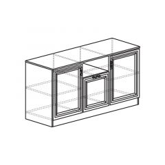 Гостиная Лира (модульная) Дуб нортон светлый в Ишиме - ishim.mebel24.online | фото 7