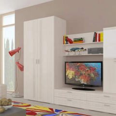 Гостиная ЛОТОС (модульная) Бодега белая в Ишиме - ishim.mebel24.online | фото 6