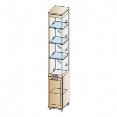 Гостиная Мелисса Композиция 5 (Гикори Джексон светлый) в Ишиме - ishim.mebel24.online | фото 3