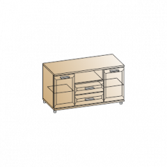 Гостиная Мелисса Композиция 5 (Гикори Джексон светлый) в Ишиме - ishim.mebel24.online | фото 4