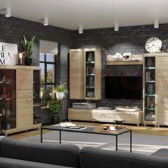 Гостиная Мелисса Композиция 6 (Гикори Джексон светлый) в Ишиме - ishim.mebel24.online | фото