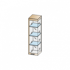 Гостиная Мелисса Композиция 8 (Гикори Джексон светлый) в Ишиме - ishim.mebel24.online | фото 3