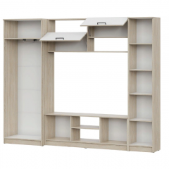 Гостиная МГС 3 Исполнение 1 (Дуб сонома/Белый) в Ишиме - ishim.mebel24.online | фото 3