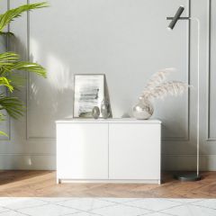 МОРИ Гостиная модульная (белый) в Ишиме - ishim.mebel24.online | фото 7