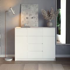 МОРИ Гостиная модульная (белый) в Ишиме - ishim.mebel24.online | фото 10