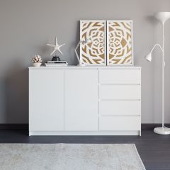 МОРИ Гостиная модульная (белый) в Ишиме - ishim.mebel24.online | фото 11