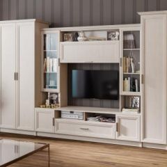 Гостиная ПРАГА-1 Анкор белый в Ишиме - ishim.mebel24.online | фото