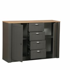Гостиная Прованс (модульная) Диамант серый в Ишиме - ishim.mebel24.online | фото 12