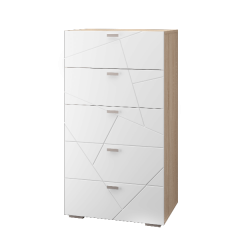 Гостиная Скайлайн (модульная) Дуб сонома/белый в Ишиме - ishim.mebel24.online | фото 2