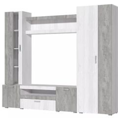 Гостиная Соло (Анкор Светлый/Бетонный Камень) в Ишиме - ishim.mebel24.online | фото 2